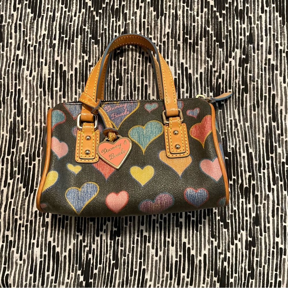 Vintage Dooney and Bourke mini barrel handbag
